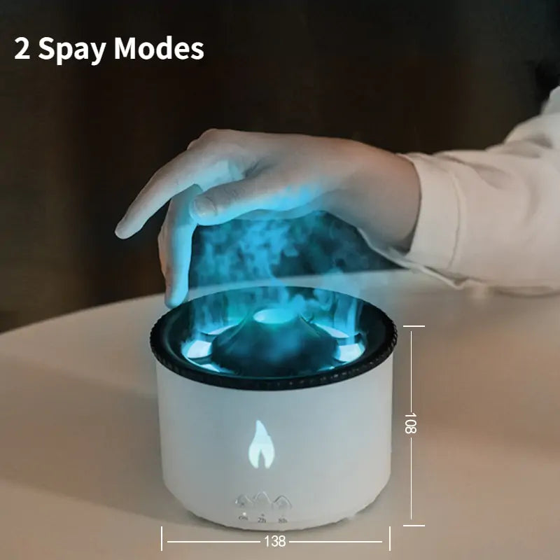 Flame Aroma Diffuser Essential Oil